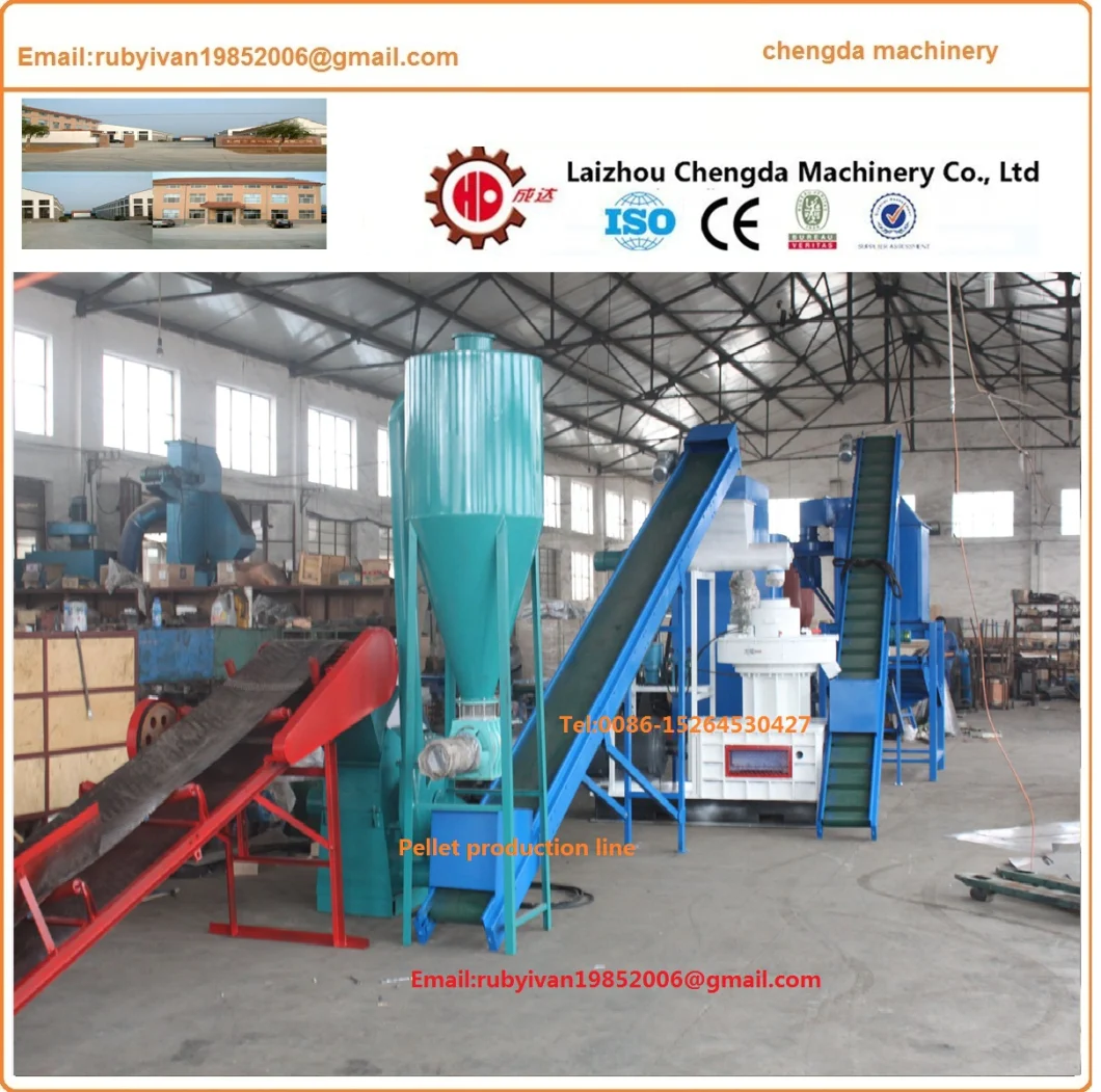 130kw Ring Die Wood Sawdust Biomass Fertilizer Pellet Machine