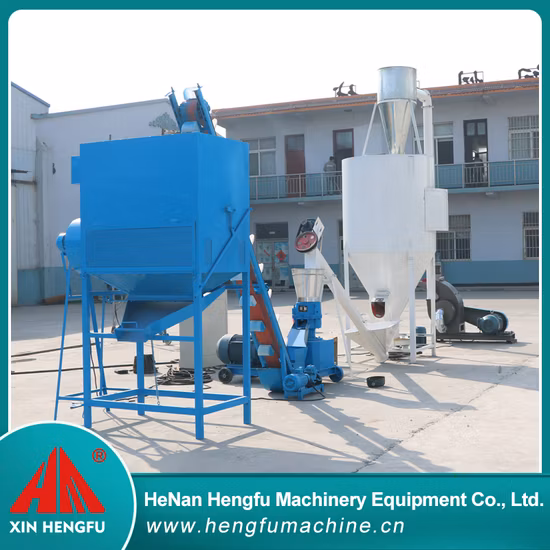 Машина для производства пеллет с плоской матрицей для кормов для животных